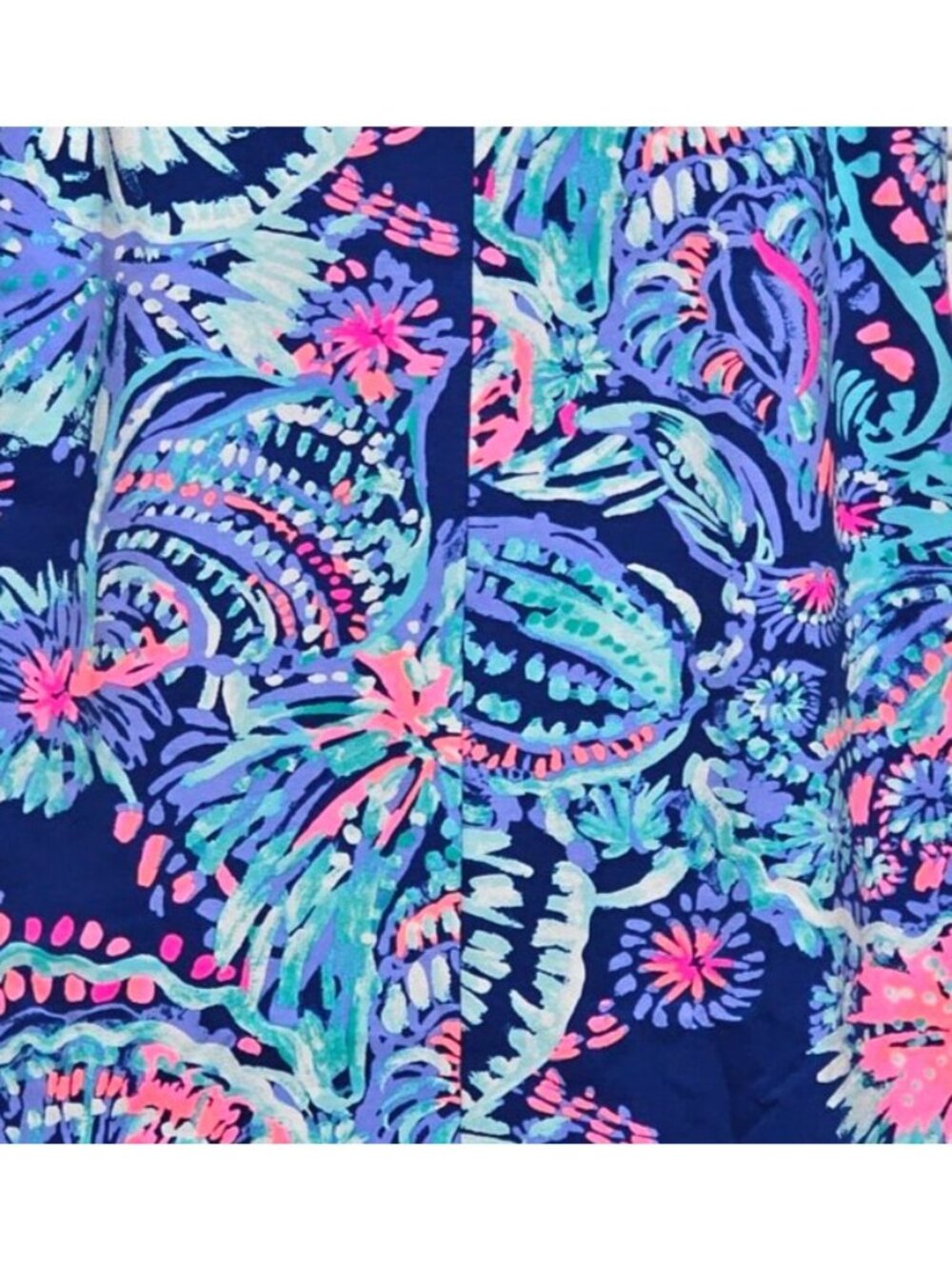 Lilly Pulitzer Girls Deep Indigo Gypsea Girl  Sleeveless Dress Size L 8-10 3300 - Picture 6 of 11